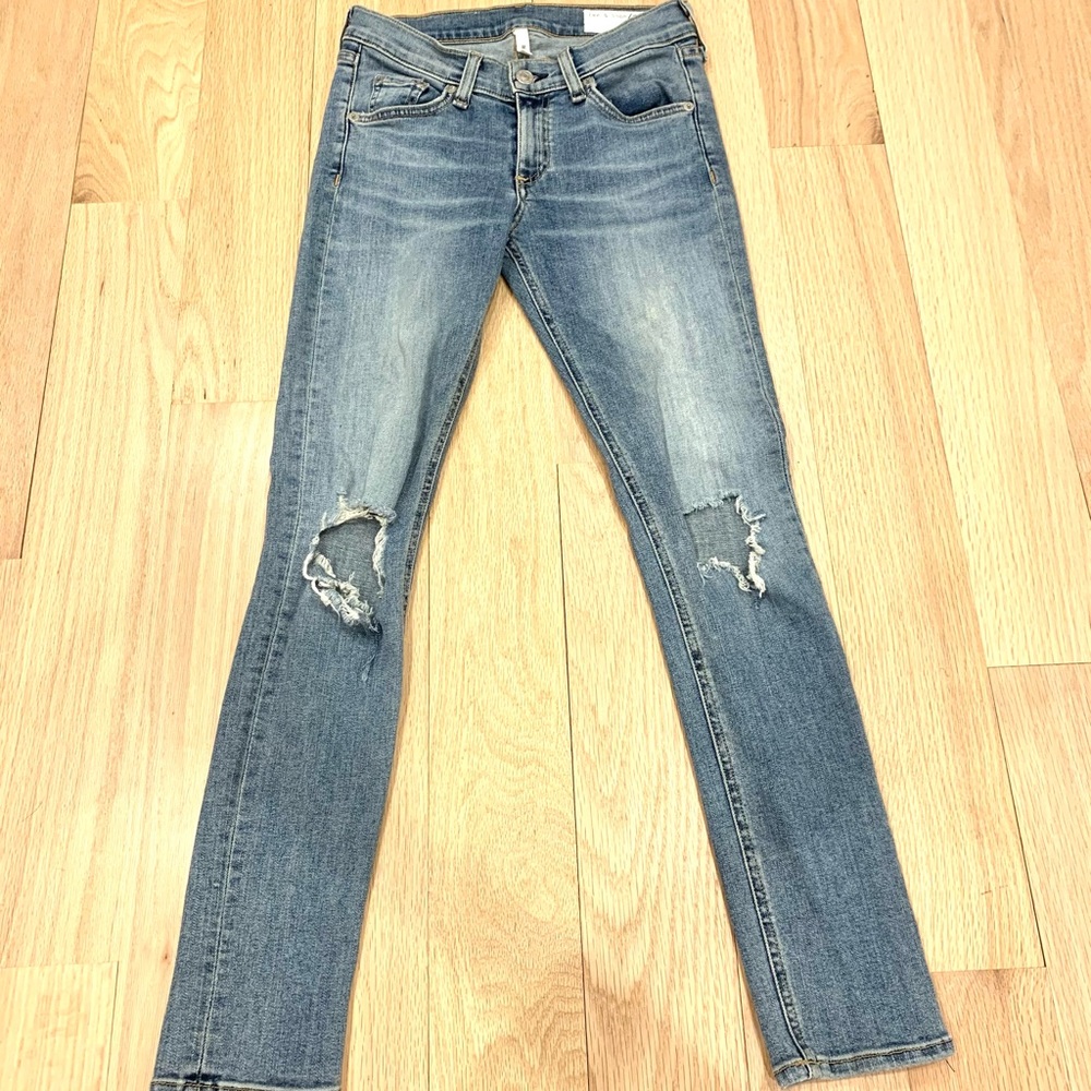 Rag and bone mid rise jeans
